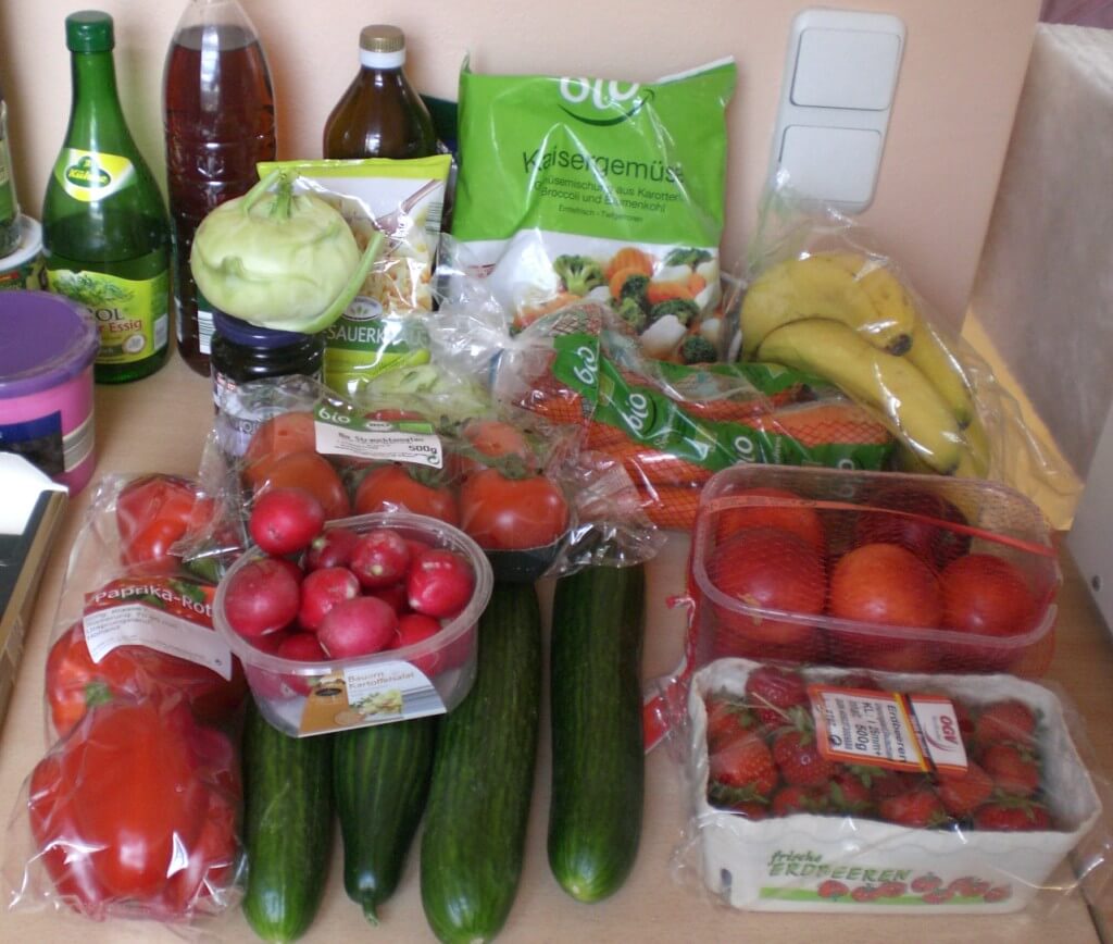 KW 29 - Einkauf der Woche - Paleo-Diät Einkaufsliste bei ALDI - Gemüse und Obst